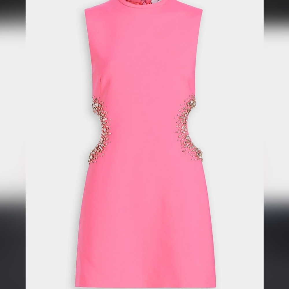 A.L.C. Skye Crystal Embellished Dress in Grapefruit - Picture 4 of 10
